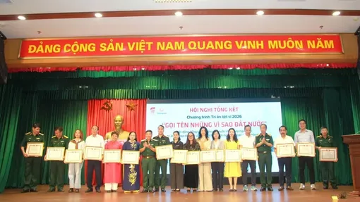 Hơn 11 tỷ đồng ủng hộ Chiến dịch Tri ân liệt sĩ năm 2026 'Gọi tên những vì sao đất nước'