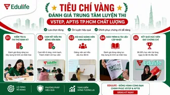 Edulife - Trung tâm luyện thi VSTEP, APTIS uy tín tại TP. Hồ Chí Minh