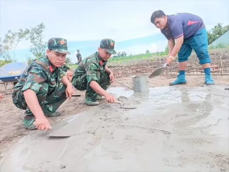 Hỗ trợ 12.300 ngày công lao động giúp xây dựng, sửa chữa nhà ở cho con đẻ của người hoạt động kháng chiến bị nhiễm chất độc hoá học