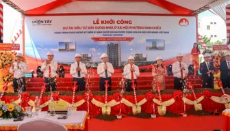 Khởi công dự án đầu tư xây dựng nhà ở xã hội phường Ninh Kiều