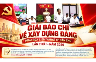 [INFOGRAPHICS] Giải báo chí về xây dựng Đảng (Giải Búa liềm vàng) TP Cần Thơ lần thứ I - năm 2026