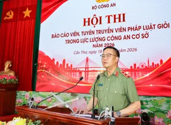 Bộ Công an tổ chức Hội thi báo cáo viên, tuyên truyền viên pháp luật giỏi trong lực lượng công an cơ sở