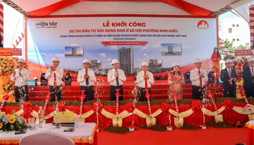 Khởi công dự án đầu tư xây dựng nhà ở xã hội phường Ninh Kiều