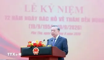 Tổng Bí thư, Chủ tịch nước dự Lễ kỷ niệm 72 năm Ngày Bác Hồ về thăm Đền Hùng và khánh thành Tượng đài “Bác Hồ với ngày hội non sông”