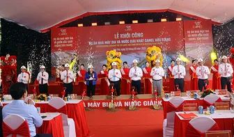 Khởi công Nhà máy Bia và Nước giải khát Camel Hậu Giang tại Khu công nghiệp Tân Phú Thạnh