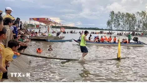 Trải nghiệm một ngày làm nông dân mùa nước nổi tại xã Phú Hữu ở An Giang