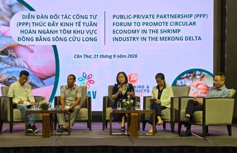 Thúc đẩy kinh tế tuần hoàn ngành tôm tại ĐBSCL