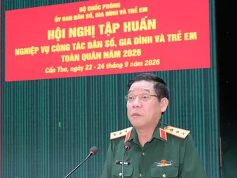Tập huấn nghiệp vụ công tác dân số, gia đình và trẻ em toàn quân năm 2026