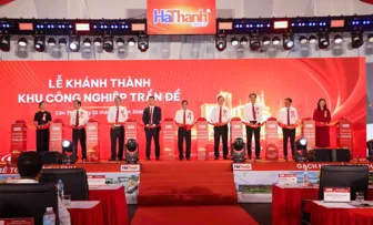 Khánh thành Khu công nghiệp Trần Đề với tổng vốn đầu tư gần 1.230 tỉ đồng