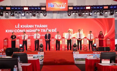 Khánh thành Khu công nghiệp Trần Đề với tổng vốn đầu tư gần 1.230 tỉ đồng
