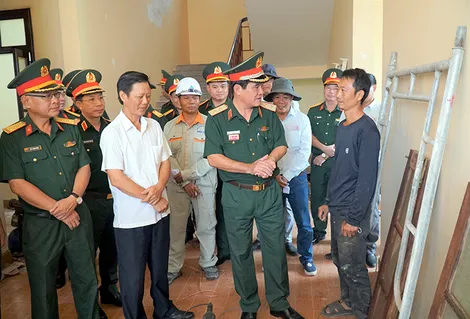 Trước ngày 10-10, hoàn thành công trình trụ sở phân hiệu 2 Trường Thiếu sinh quân Miền Nam