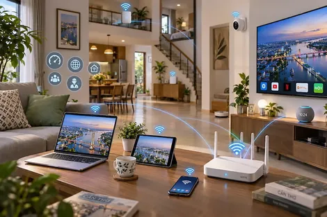 Tiêu chí lắp mạng Wifi Internet cho gia đình ở Cần Thơ