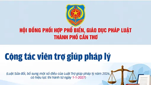 [INFOGRAPHICS] Cộng tác viên trợ giúp pháp lý