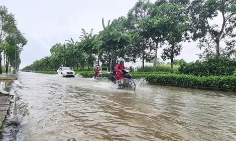 Triều cường lên sớm, khả năng gây ngập sâu nhiều khu vực