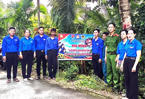 Tuổi trẻ Cần Thơ ra mắt 190 mô hình tham gia xây dựng văn minh đô thị và nông thôn mới
