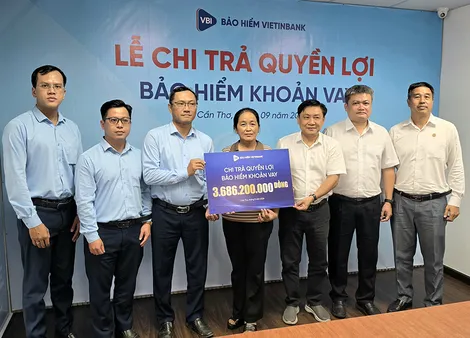 VBI Cần Thơ chi trả bảo hiểm hơn 3 tỉ đồng cho khách hàng vay vốn VietinBank không may gặp tai nạn