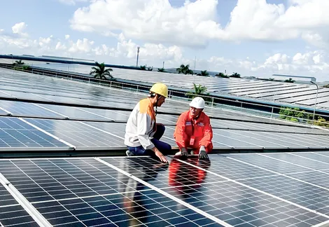 Cơ chế mở cho điện mặt trời áp mái