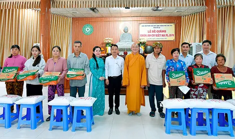 Hơn 74 tỉ đồng thực hiện công tác từ thiện xã hội