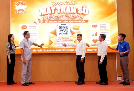 Xã Hòa Tú triển khai mô hình “Mặt trận số” - lắng nghe nhân dân trên môi trường số