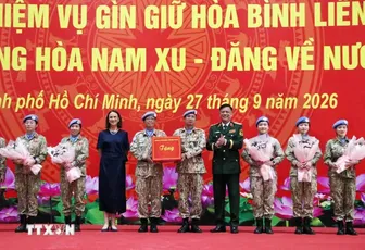 Bệnh viện Dã chiến cấp 2 số 7 hoàn thành xuất sắc nhiệm vụ gìn giữ hòa bình Liên hợp quốc