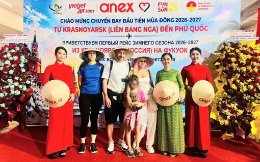 First direct flight from Russia brings more than 370 tourists to Phu Quoc