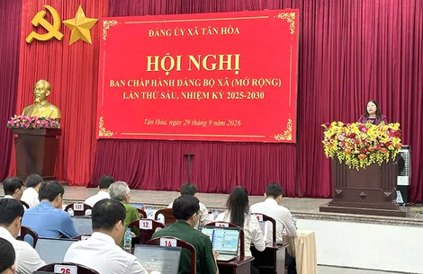 Xã Tân Hòa cần quyết liệt thực hiện hoàn thành các chỉ tiêu năm 2026