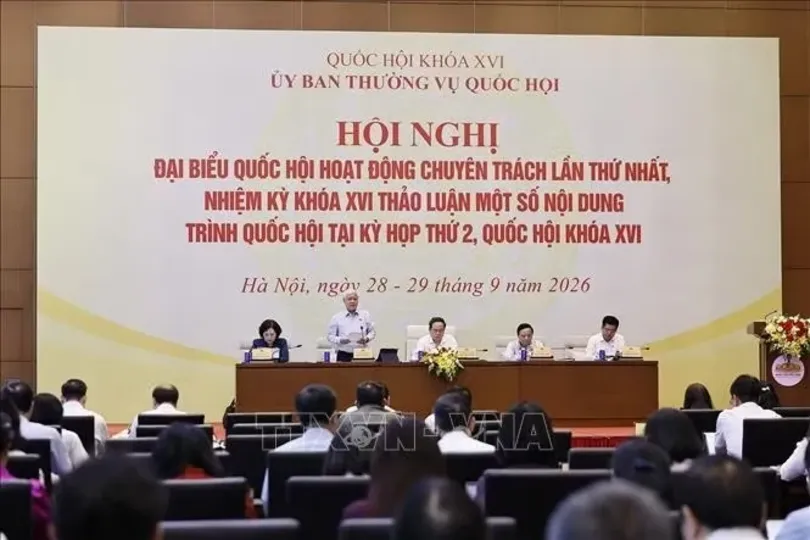 Bế mạc Hội nghị đại biểu Quốc hội hoạt động chuyên trách lần thứ nhất, Quốc hội khóa XVI