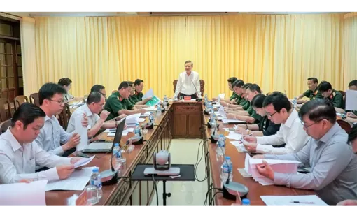 Họp ban tổ chức Gameshow “Sắc màu Sao vuông” trong lực lượng vũ trang Quân khu 9 năm 2026
