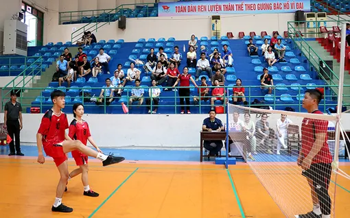 Tổ chức 14 nội dung môn Đá cầu trong nhà và Đá cầu bãi biển Đại hội Thể thao toàn quốc lần thứ X