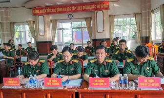 Trung đoàn 932 diễn tập chỉ huy - cơ quan 1 bên 1 cấp trên bản đồ và ngoài thực địa, có một phần thực binh