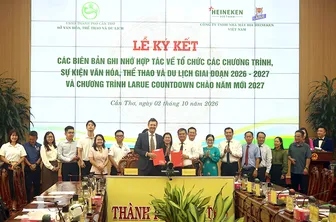 Cần Thơ ký kết hợp tác với HEINEKEN Việt Nam tổ chức chuỗi sự kiện lễ hội văn hóa