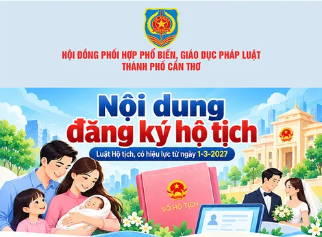 [INFOGRAPHICS] Nội dung đăng ký hộ tịch