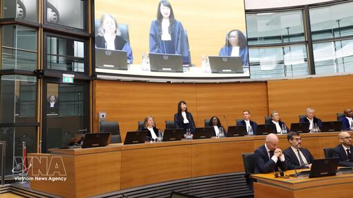 Vietnamese judge Nguyen Thi Lan Anh sworn in at ITLOS in Hamburg