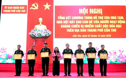 Tổng kết chương trình hỗ trợ xóa nhà tạm, nhà dột nát cho con đẻ của người hoạt động kháng chiến bị nhiễm chất độc hóa học