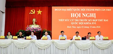 Cử tri cần tiếp tục phát huy tinh thần trách nhiệm, cùng nhận diện những khó khăn, điểm nghẽn, đóng góp ý kiến tạo sự phát triển của TP Cần Thơ