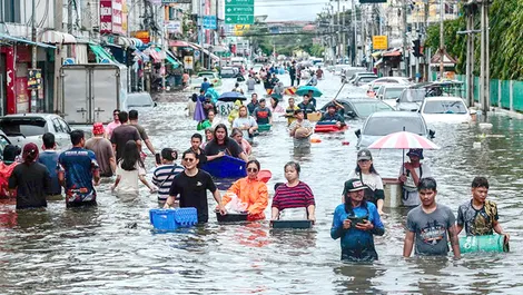 Thái Lan: Lũ lụt tiếp diễn phức tạp, ảnh hưởng tới hơn 3,2 triệu người