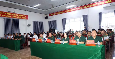 Xã Thạnh Hòa diễn tập chiến đấu trong khu vực phòng thủ