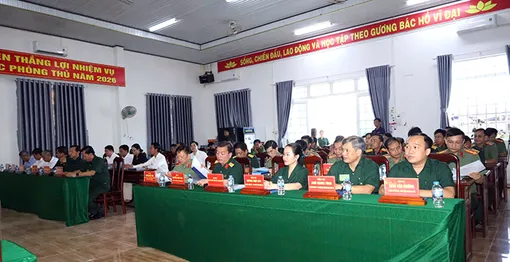 Xã Thạnh Hòa diễn tập chiến đấu trong khu vực phòng thủ