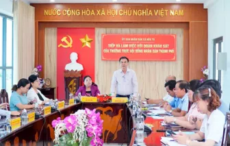 Khảo sát việc triển khai thực hiện các nghị quyết của HĐND thành phố tại xã Hòa Tú