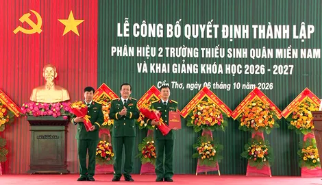 Thành lập Phân hiệu 2 Trường Thiếu sinh quân miền Nam