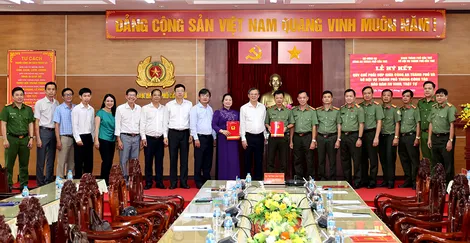 Công an TP Cần Thơ và Sở Nội vụ ký kết Quy chế phối hợp