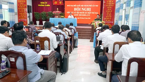 Cử tri các phường Ô Môn, Phước Thới và Thới Long kiến nghị giải quyết nhiều vấn đề cấp bách