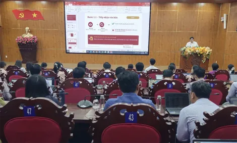 Tập huấn nghiệp vụ công tác văn thư, lưu trữ