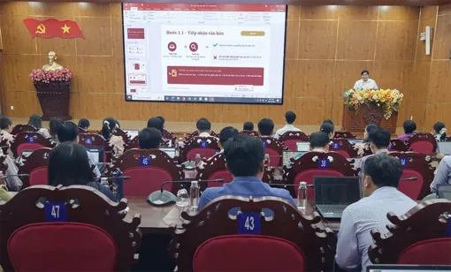 Tập huấn nghiệp vụ công tác văn thư, lưu trữ