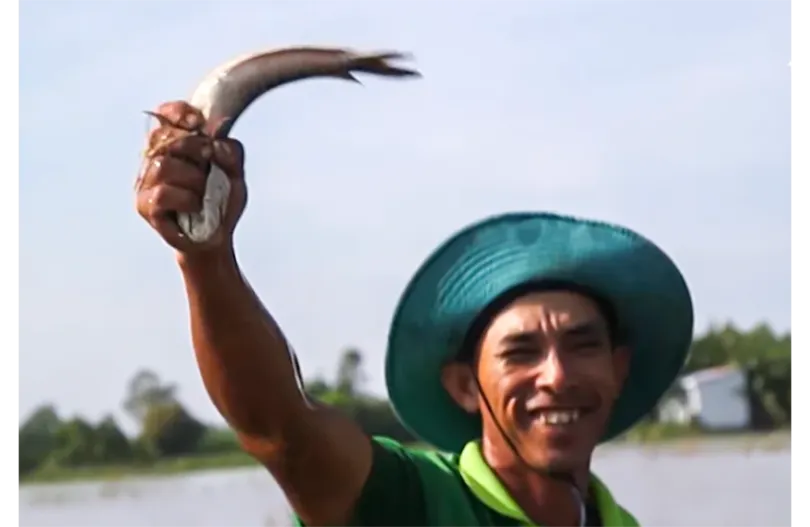 Bức tranh sống động “Qua miền Hậu Giang”