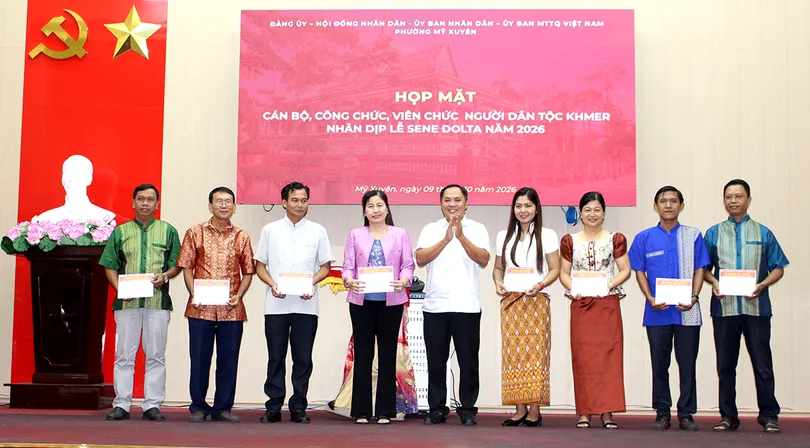 Phường Mỹ Xuyên họp mặt mừng Lễ Sene Dolta năm 2026