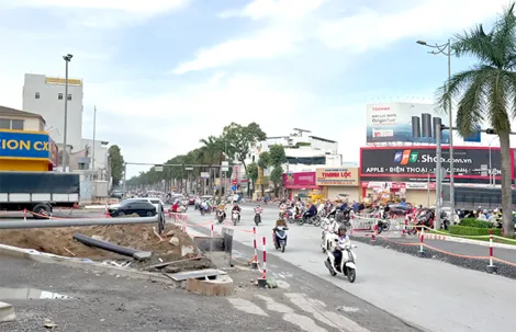 Nút giao số 4 dự kiến hoàn thành trước ngày 30-11