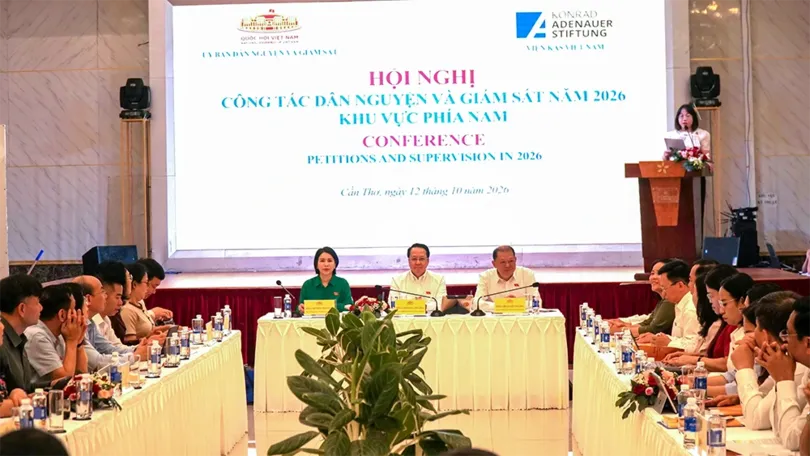 Hội nghị công tác dân nguyện và giám sát năm 2026 khu vực phía Nam