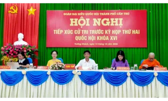 Đoàn đại biểu Quốc hội TP Cần Thơ tiếp xúc với cử tri các xã Trường Khánh, Long Phú, Tân Thạnh và Đại Ngãi