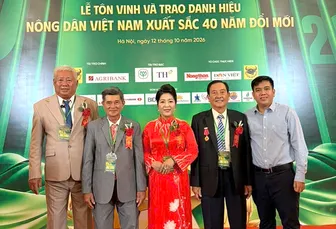 TP Cần Thơ có 4 cá nhân đạt danh hiệu nông dân Việt Nam xuất sắc 40 năm đổi mới